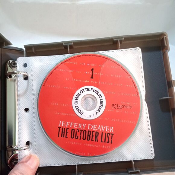 The October List Jeffery Deaver Unabridged Audiobook 6 CD Set Ex-Library - Picture 4 of 4